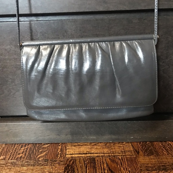 💜Dark Grey Purse/Agate Stone Necklace💜 - Picture 2 of 13